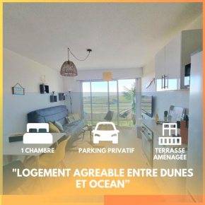 T2 face dunes et ocean - Proche Golf et Thalassothérapie